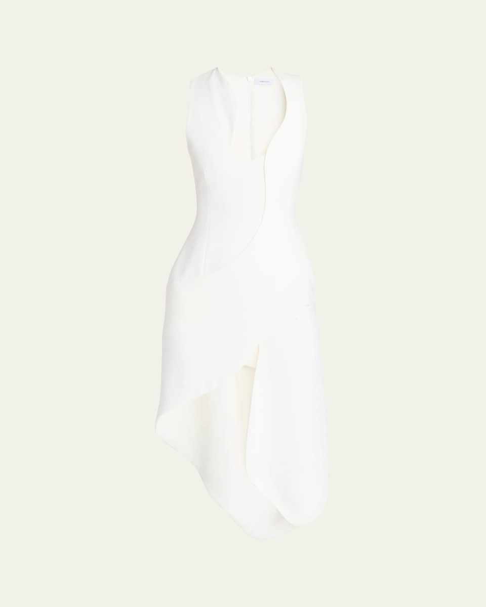Sleeveless High-Low Midi Dress